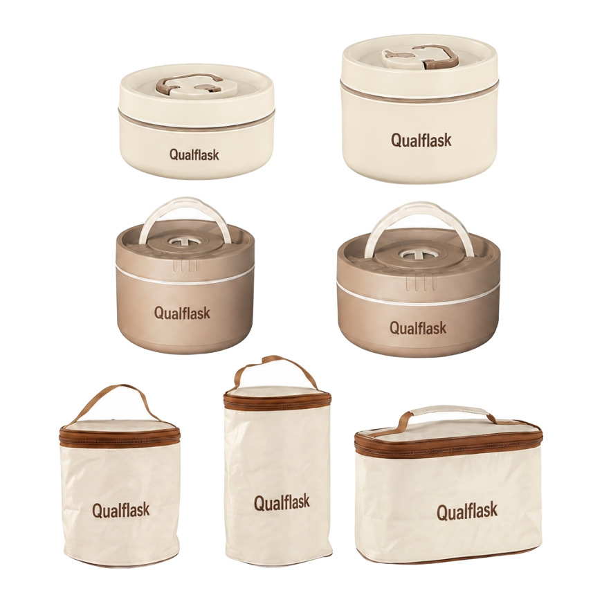 Stackable Bento Box with Carry Bag, model LB0009