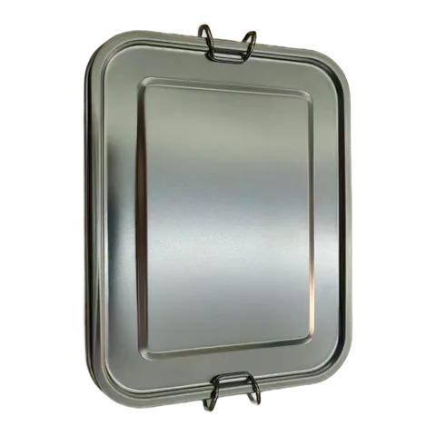 Clip-Lock Stainless Steel Lunch Box, model LB0013