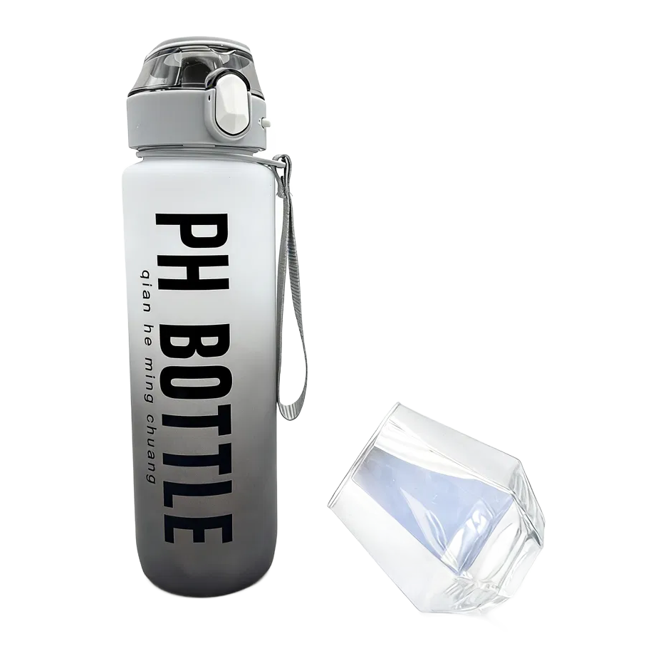Plastic Sports Water Bottle with Accessory Lid, model PWB0008
