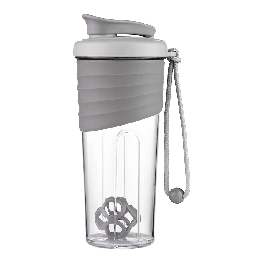 Grey Protein Shaker Bottle, model SHB0003