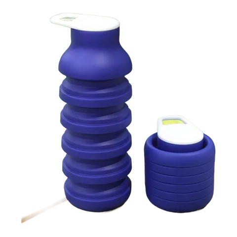 Foldable Silicone Travel Water Bottle, model SWB0001