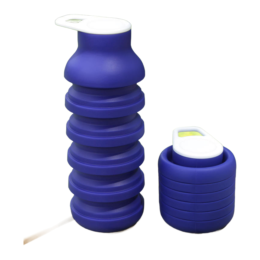 Foldable Silicone Travel Water Bottle, model SWB0001