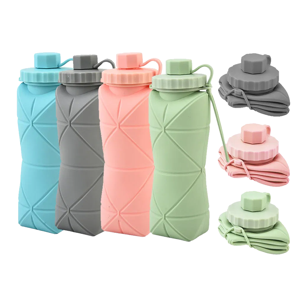 Folding Silicone Water Bottle, model SWB0002