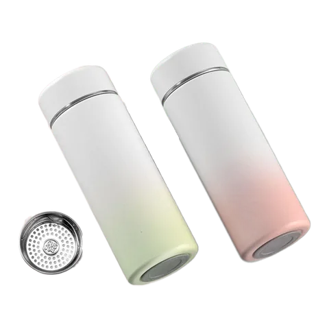 Wide Mouth Vacuum Flask with Strainer, model VF0015