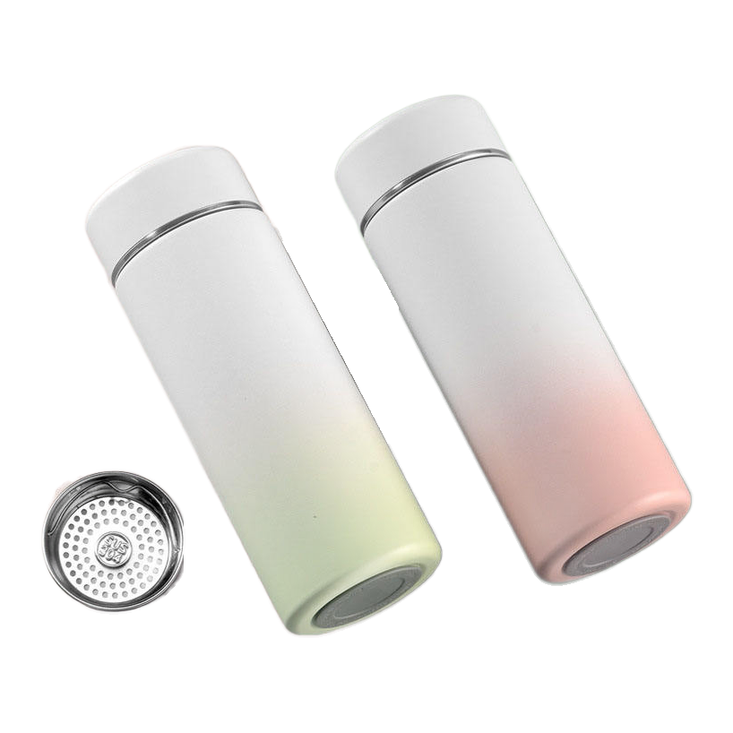 Wide Mouth Vacuum Flask with Strainer, model VF0015