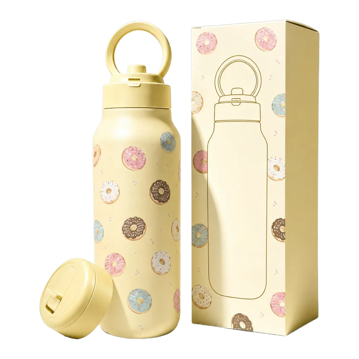 Printed Double Wall Vacuum Bottle, model VF0018