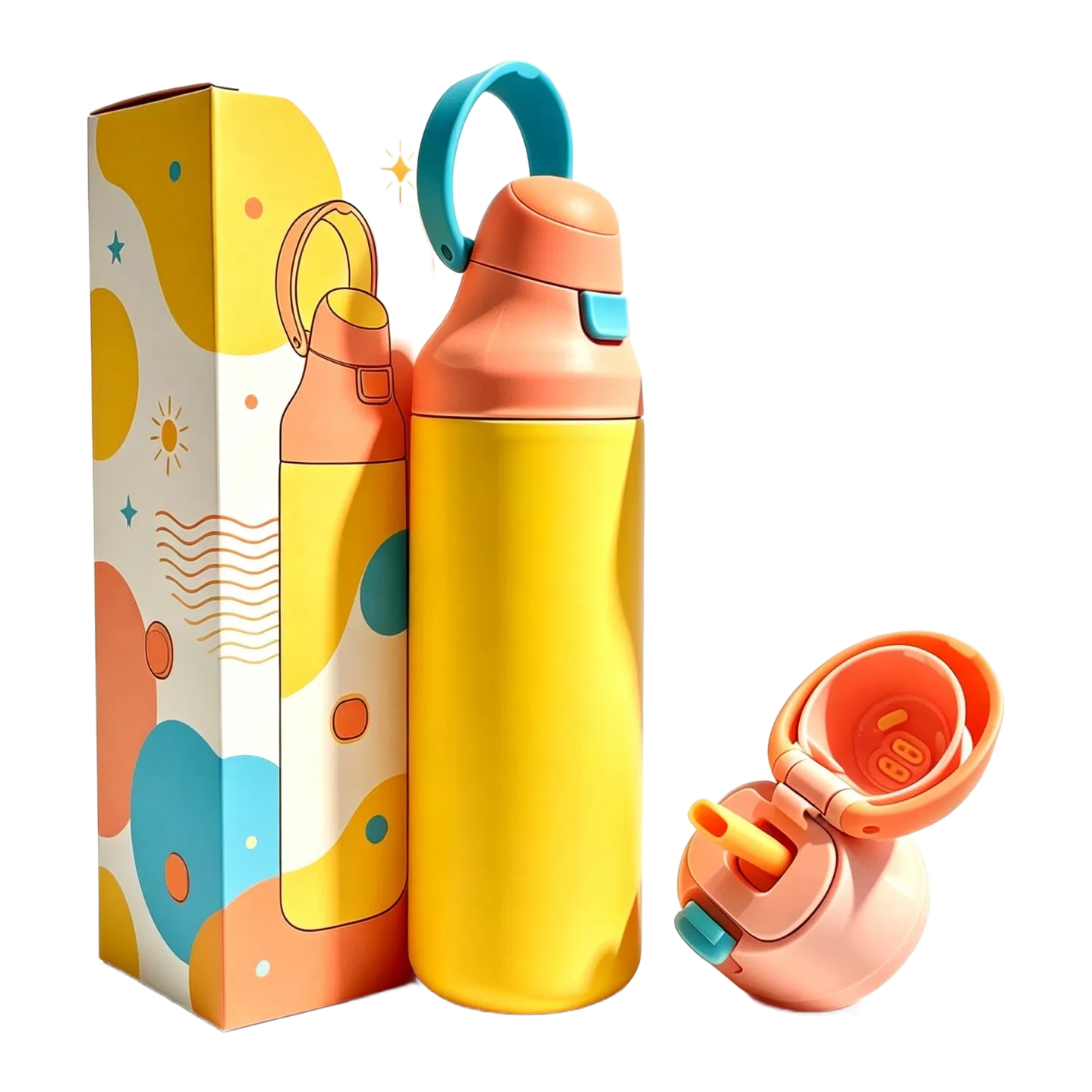 Stainless Steel Water Bottle with Lid, model VF0020