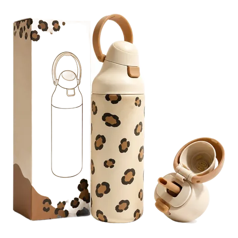 Leopard Print Vacuum Flask, model VF0021