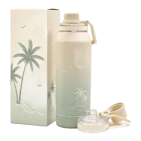 Frosted Stainless Steel Water Bottle, model VF0022