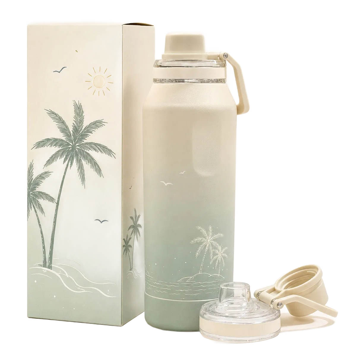 Frosted Stainless Steel Water Bottle, model VF0022