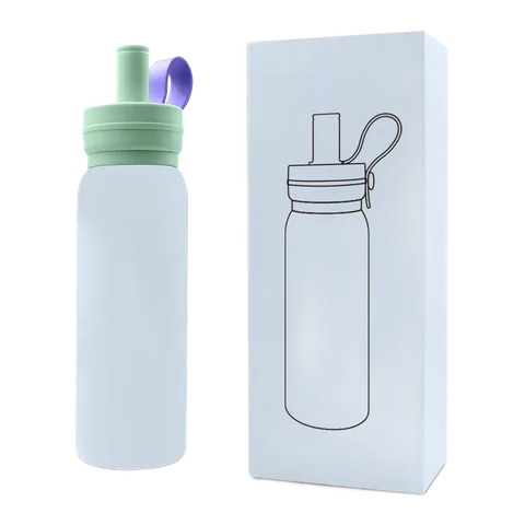 Vacuum Bottle with Pop-up Straw, model VF0023