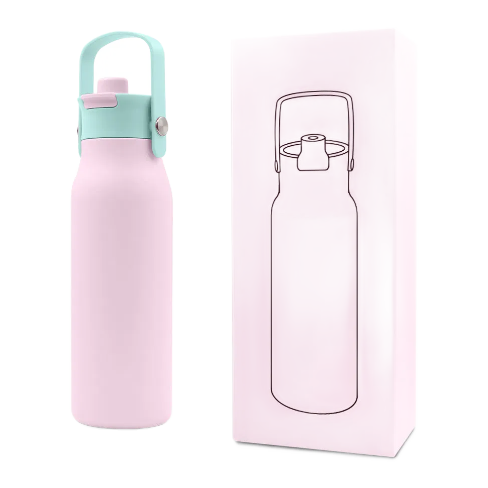 Stainless Steel Sport Flask with Handle, model VF0024